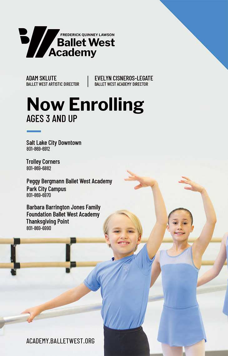 Ballet West Academy enrollment info