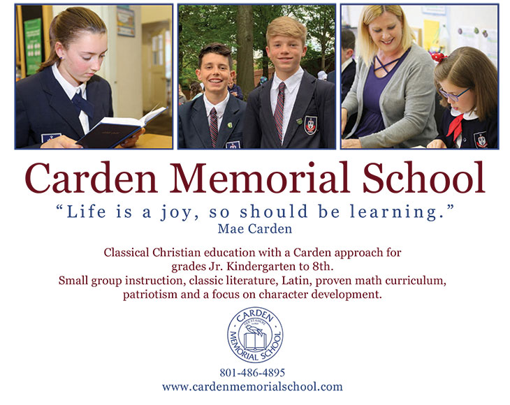 Carden Memorial School ad